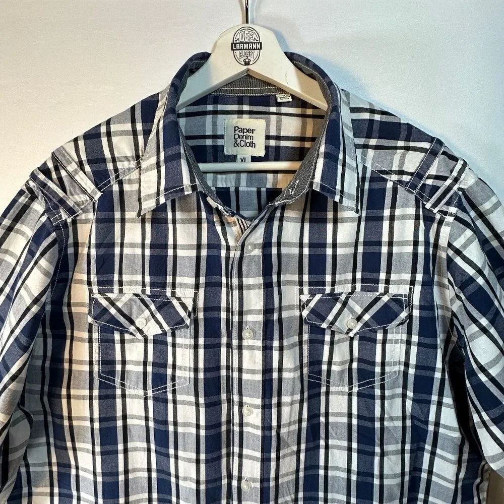 Paper Denim & Cloth Mens Button-Down Shirt - Picture 5 of 14